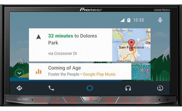 Pioneer AVH-4100NEX DVD receiver at Crutchfield