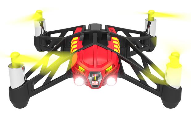 parrot drone airborne night blaze