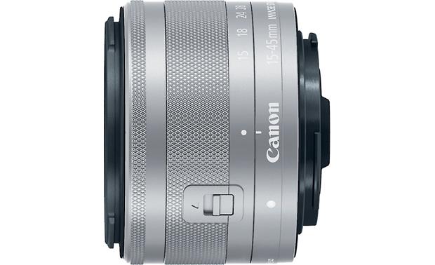 Canon Ef M 15 45mm F 3 5 6 3 Is Stm Silver Wide Angle Zoom Lens For Canon Eos M Series Mirrorless Cameras At Crutchfield