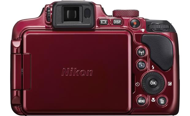 Nikon Coolpix P610 (Red) 16-megapixel camera with 60X optical Wi-Fi® and GPS at Crutchfield