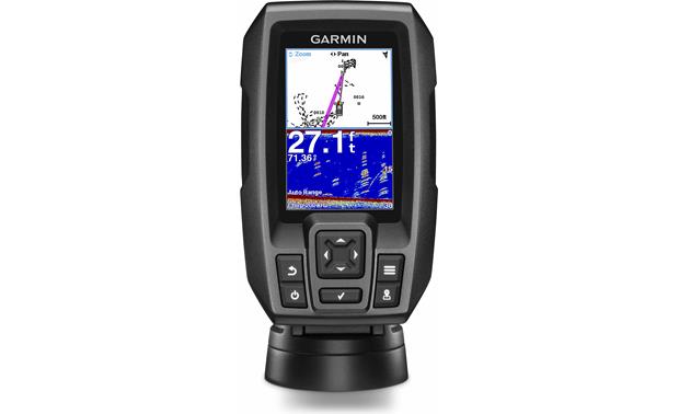 Garmin Striker 4 3-1/2" fishfinder with CHIRP sonar and GPS at