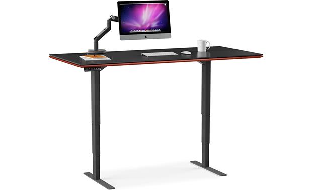 Bdi Sequel 6052 Natural Cherry Motorized Lift Desk At Crutchfield Bdi Sequel 6052 Natural Cherry