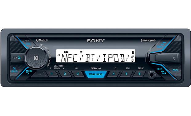 Single DIN Sony DSXM55BT Bluetooth Marine Digital Media Stereo Receiver SiriusXM Ready 