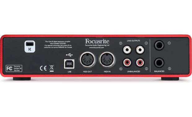 Внешняя звуковая карта focusrite 2i2