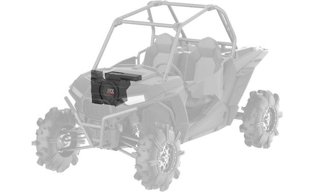 mtx utv rzr under dash subwoofer enclosure