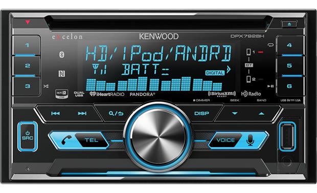 Kenwood eXcelon DPX791BH CD Receiver with Built-in Bluetooth and HD Radio