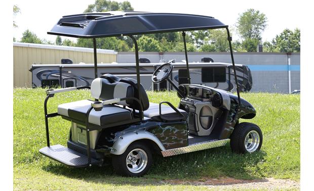 Golf Cart Cup Holder Speaker - Golf cart help