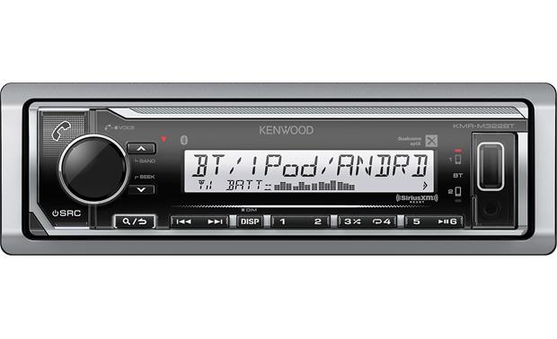 KMRM318BT USB Bluetooth AUX Marine Radio 2 White Wakeboard 6.5" Marine Speakers 