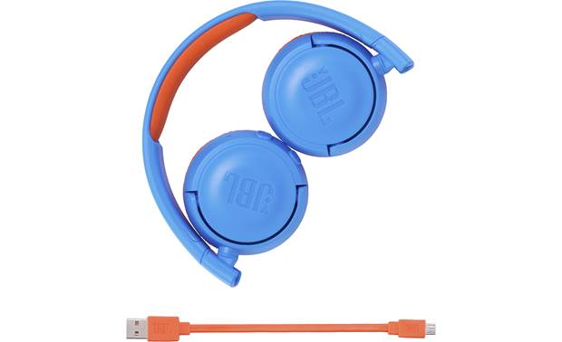 JBL JR300BT (Rocker Blue) Kids' wireless on-ear with Safe at Crutchfield