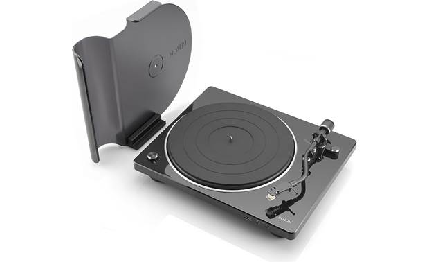 Denon DP-450USB (Black) Semi-automatic belt-drive turntable with pre-mounted cartridge, USB output and phono preamp at Crutchfield