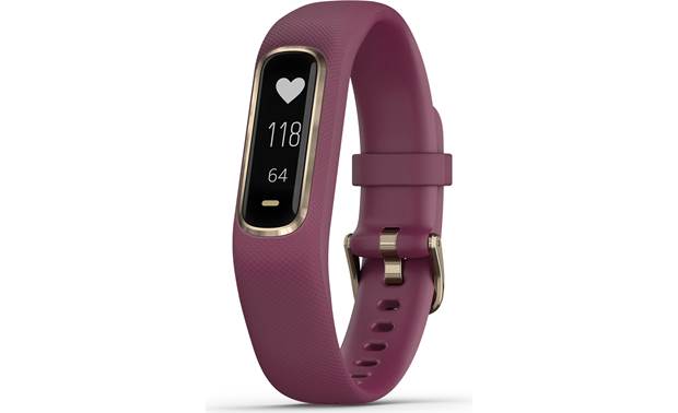 Customer Reviews: Garmin vivosmart 4 (Small/medium - Berry/Gold) Activity  tracker with heart rate monitor at Crutchfield