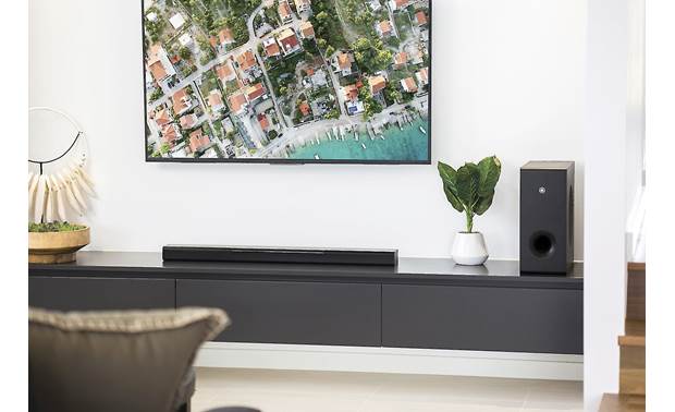 Yamaha MusicCast BAR 400 (YAS-408) Powered sound with Wi-Fi®, Apple® AirPlay® 2 and wireless subwoofer at Crutchfield