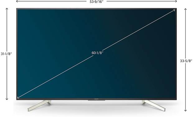 Sony XBR 60X830F 60  Smart LED 4K Ultra HD TV  with HDR 