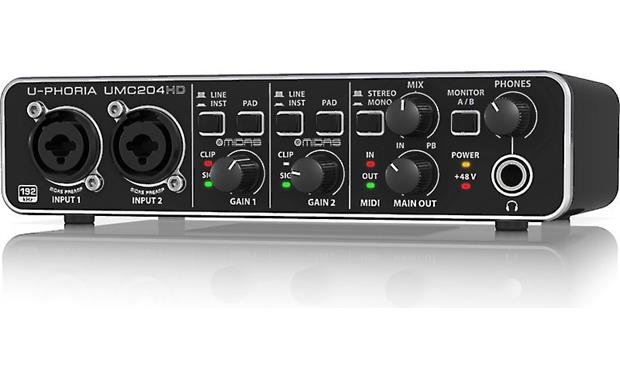 behringer u phoria umc204hd usb audio interface