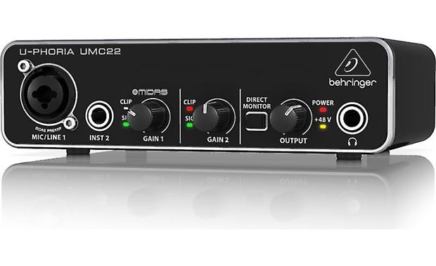 Behringer U-Phoria UMC22 USB 2.0 audio interface for Mac® and PC 