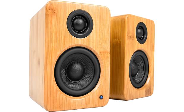 Customer Reviews Kanto Yu2 Bamboo Powered Desktop Stereo Speaker System At Crutchfield