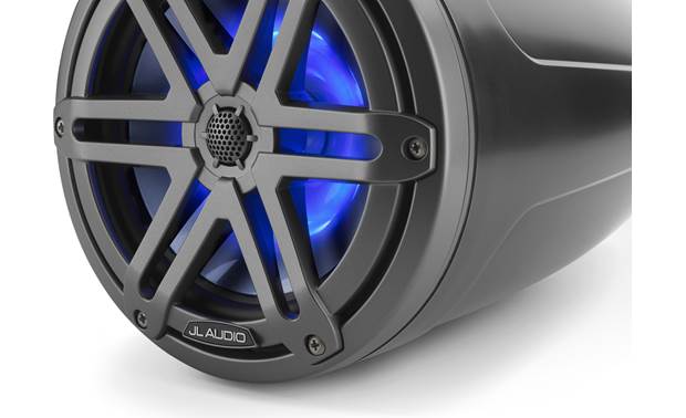 Jl Audio M3 770etxv3 Sb S Gm I Satin Black With Gunmetal Sport Grille M3 Series 7 7 Wakeboard Tower Speakers With Led Lights At Crutchfield