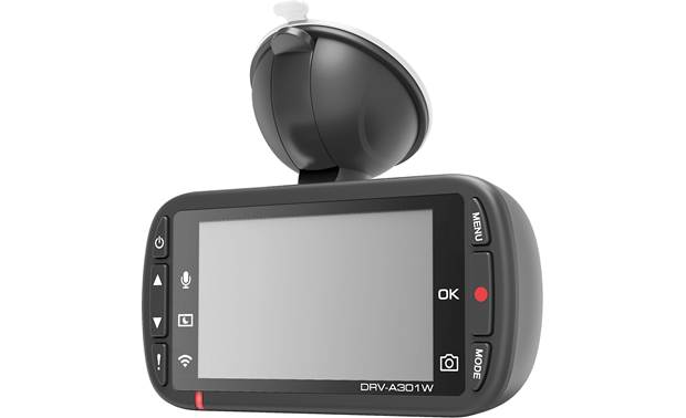 Kenwood Drv A301w Hd Dash Cam With 2 7 Display Gps And Wi Fi At Crutchfield