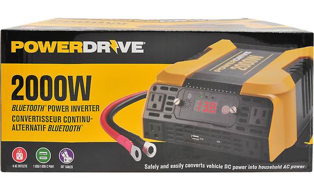 Powerdrive Pd00 Dc To Ac Power Inverter With 00 Watt Continuous Power Output At Crutchfield