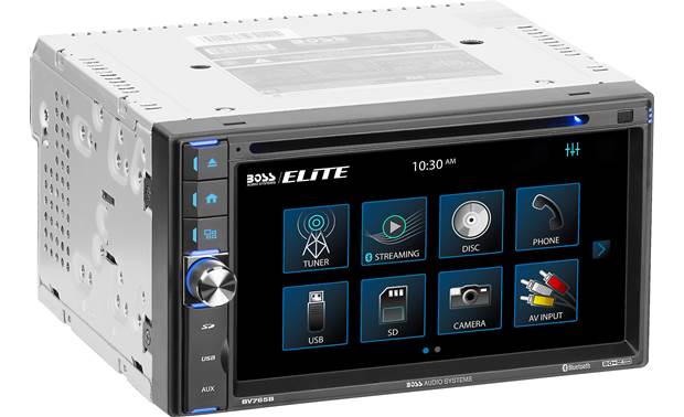 Boss BV765BLC DVD receiver with included rear-view camera at Crutchfield