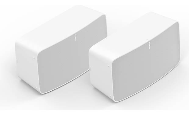 Materialisme ejer Mindful Customer Reviews: Sonos Five - 2 pack (White) Wireless powered speakers  with Wi-Fi® and Apple AirPlay® 2 at Crutchfield