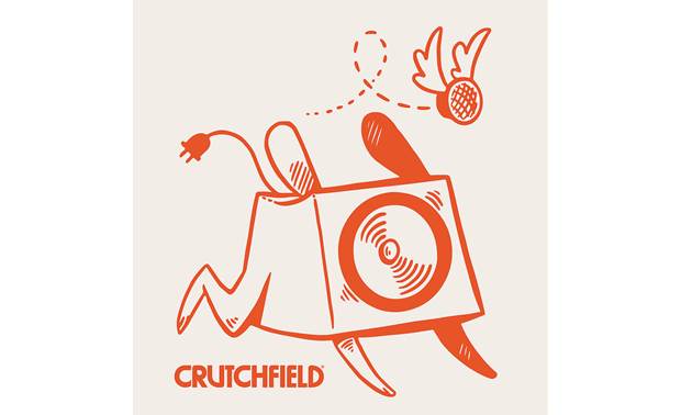 Crutchfield Woofer and Tweeter Sticker