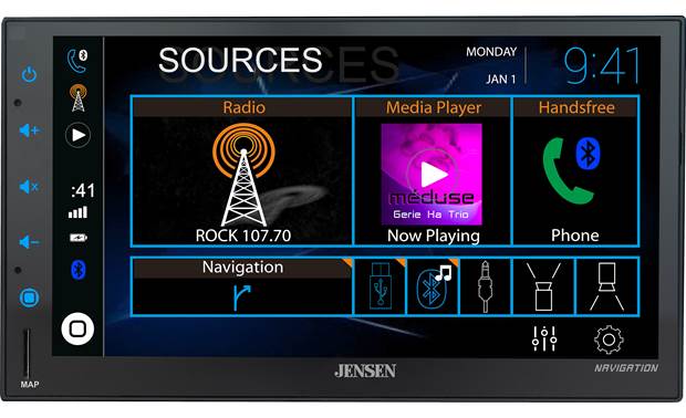 Jensen CMN8620 Digital multimedia receiver with navigation (does not