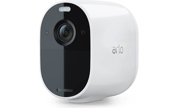 Arlo Essential Spotlight Camera White Battery Powered Indoor Outdoor Wireless Security Camera With Siren At Crutchfield