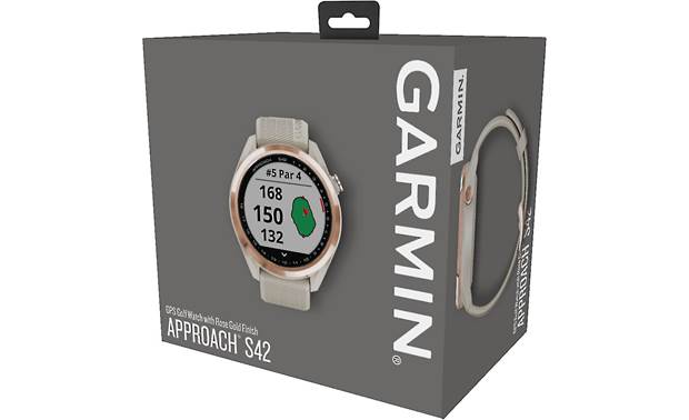 Garmin Approach® S42 (Rose Gold/Light Sand) Golf GPS watch 