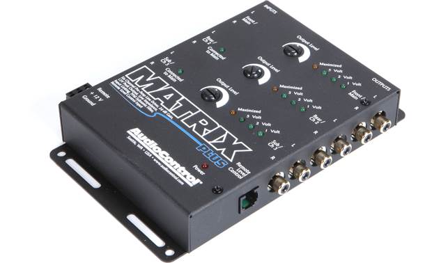 AudioControl Matrix PLUS 6 Channel 24 dB Gain Pre Amp RCA 13 Volt Line Driver 