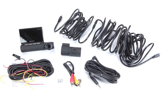 Pioneer VREC-DZ700DC HD dashcam with GPS, Wi-Fi, and second HD 