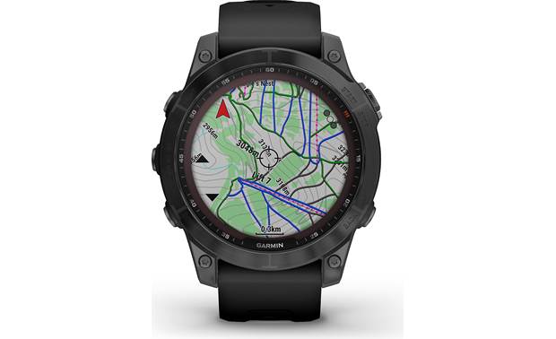 Garmin fenix 7 Sapphire Solar (Black DLC Titanium with Black Band