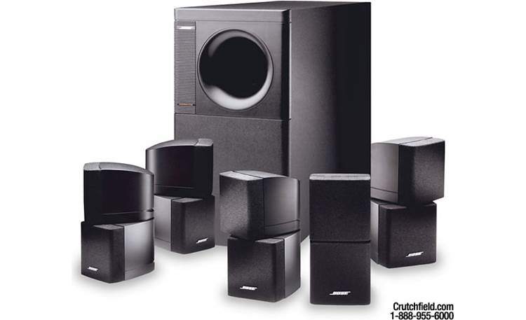 Bose® Acoustimass® 10 Series II (Black) Home theater system at Crutchfield
