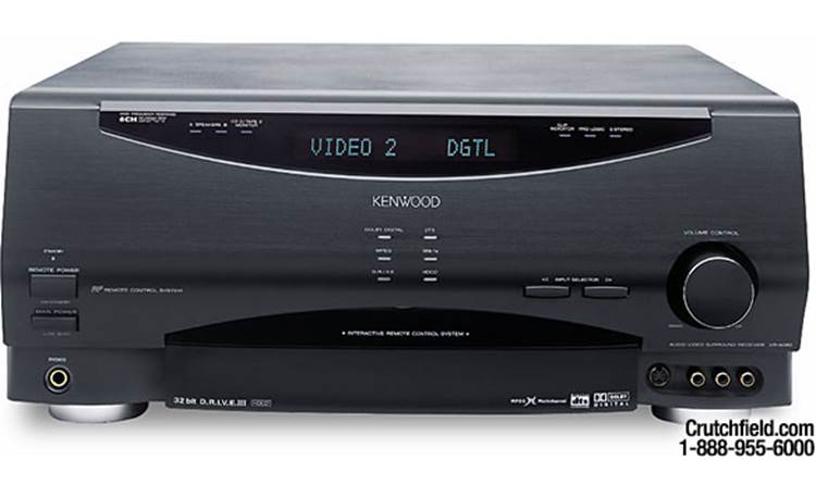 Kenwood VR-4080 A/V receiver with Dolby Digital and DTS at Crutchfield