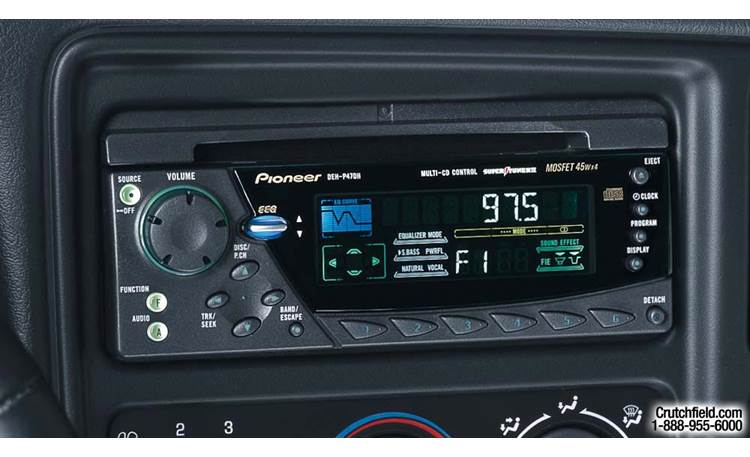 Pioneer DEH-P47DH Installed