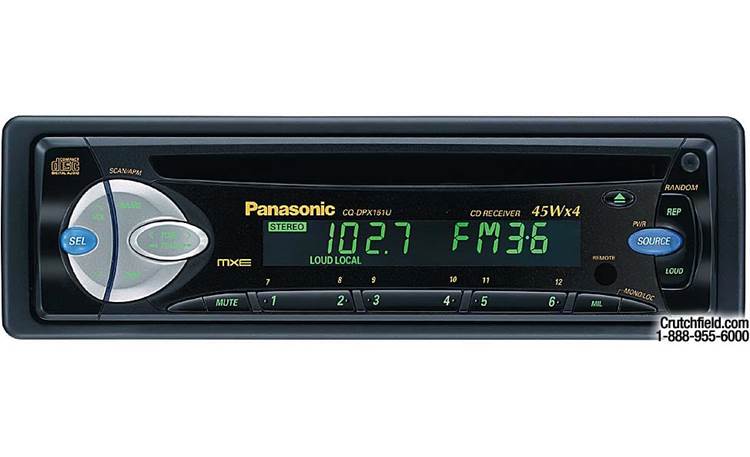 Panasonic MXE CQ-DPX151U CD receiver at Crutchfield