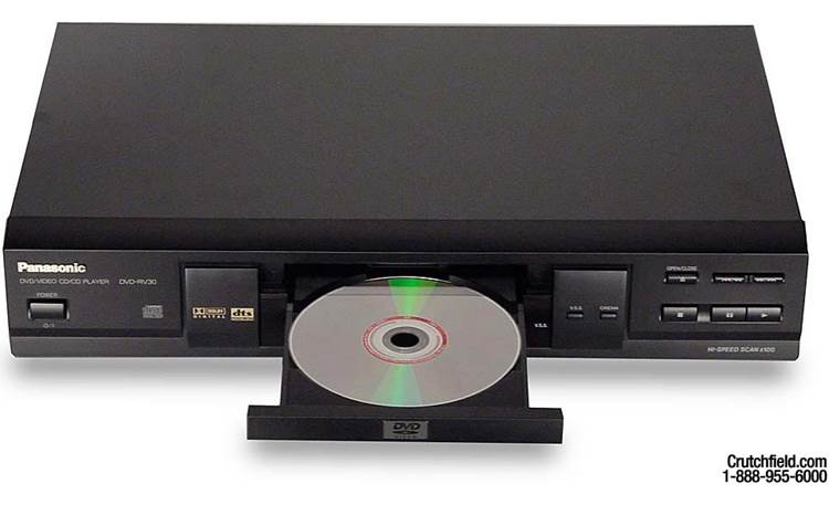 Panasonic DVD-RV30 DVD/CD player at Crutchfield