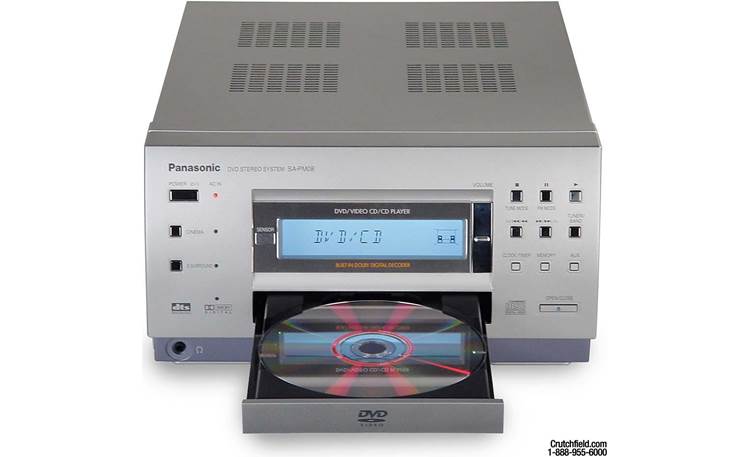 Panasonic - Panasonic ホームシアター Panasonic SC-PM08 DVD micro home theater system at Crutchfield