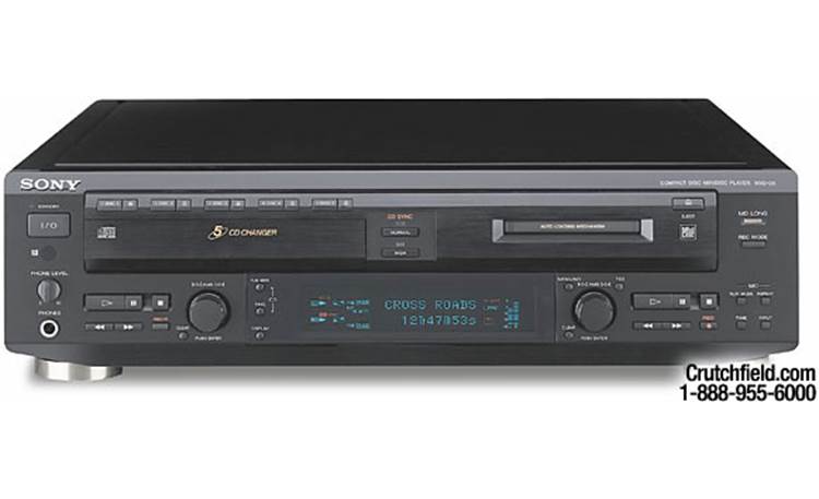 Sony MXD-D5C 5-CD changer/MD recorder at Crutchfield