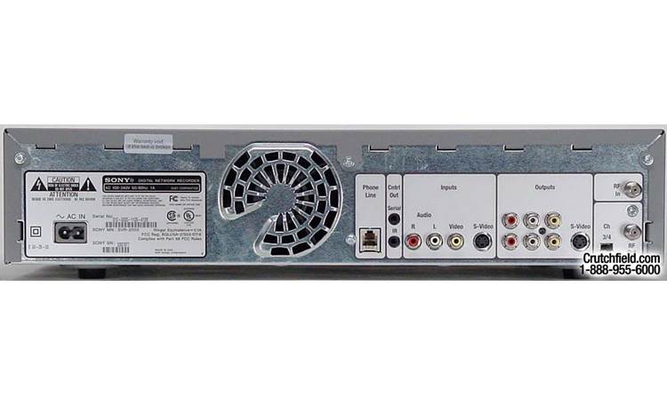 Sony SVR-2000 Back
