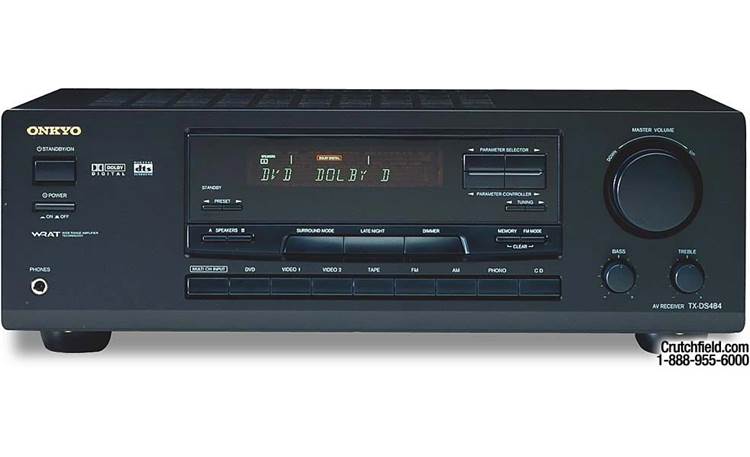 Onkyo TX-DS484 A/V receiver with Dolby Digital and DTS at Crutchfield