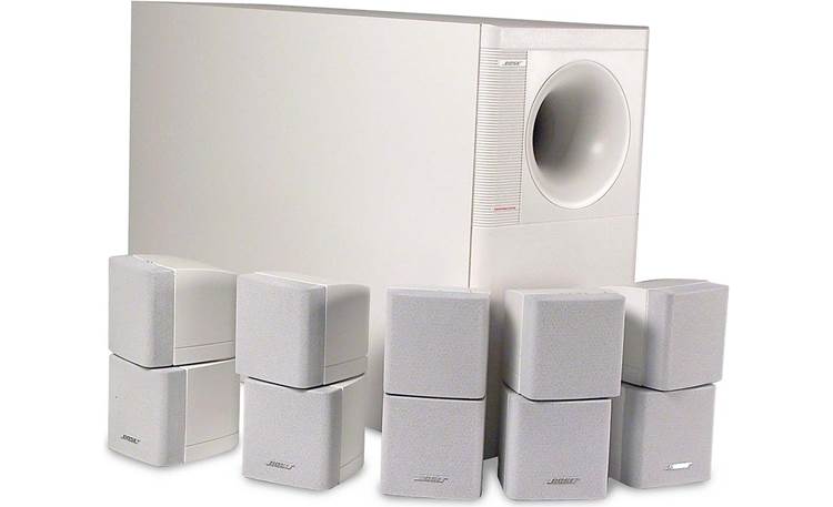 Bose® Acoustimass® 10 Series II (White) theater speaker system Crutchfield