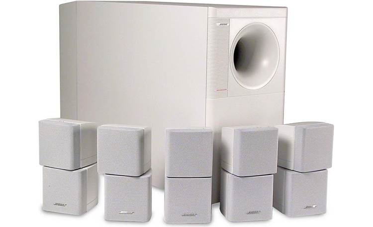 hjælpemotor Hæderlig Demontere Bose® Acoustimass® 15 (White) Top-of-the-line Acoustimass home theater  speaker system at Crutchfield