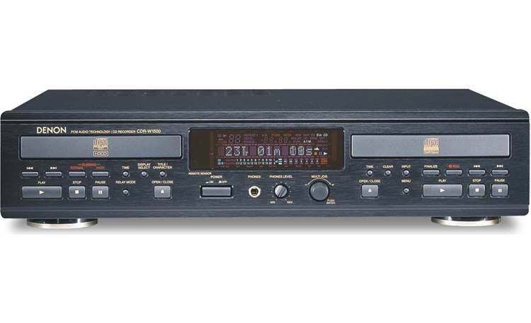 Denon CDR-W1500 Dual-well CD player/recorder at Crutchfield