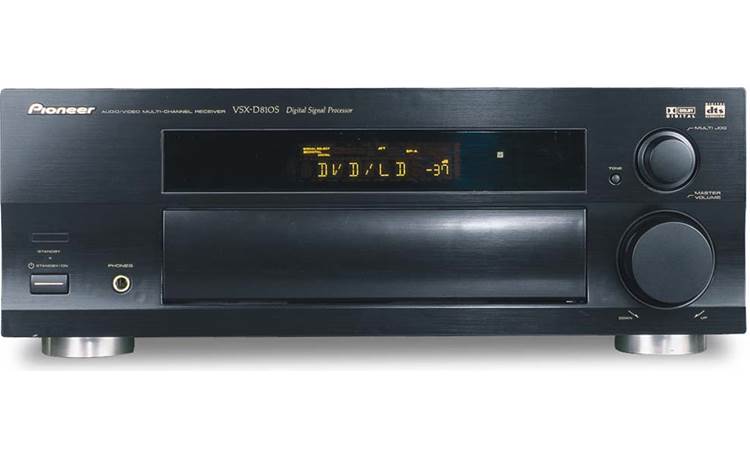 Retoucheren Hallo havik Pioneer VSX-D810S A/V receiver with Dolby Digital, DTS, and 6-channel power  at Crutchfield