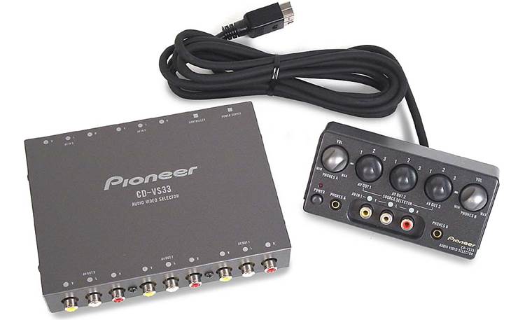 Pioneer CD-VS33 Audio/Video Switcher at Crutchfield