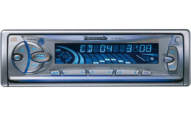 Panasonic CQ-DF401U CD receiver with CD changer controls at