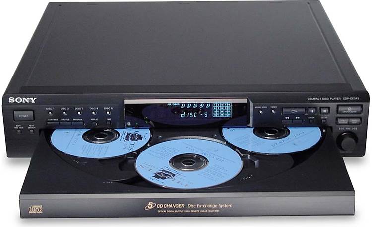 Sony CDP-CE345 5-CD at Crutchfield