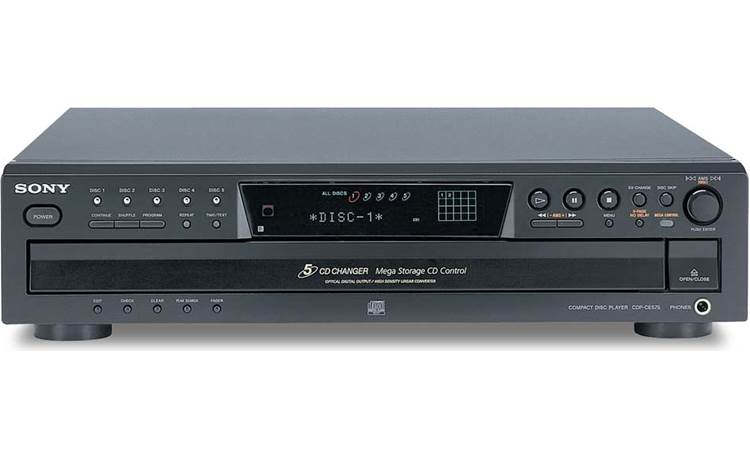 Sony CDP-CE575 5-CD changer at Crutchfield