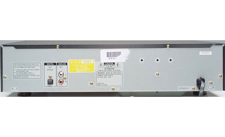 Sony CDP-CE275 5-CD changer at Crutchfield